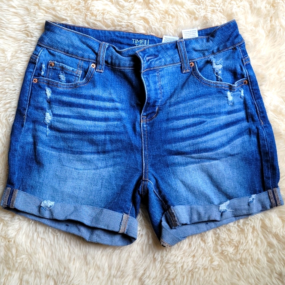 Denim shorts